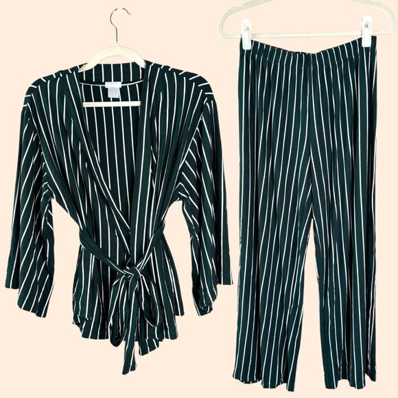 LAKE Dreamknit Kimono Pajama Set Green - Picture 2 of 7